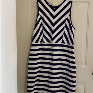 Loft Black and white Dress